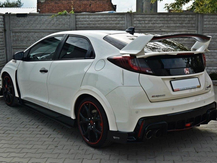 Racing Rear Side Splitters Honda Civic IX Type R (2015-2017) - Wayside Performance 