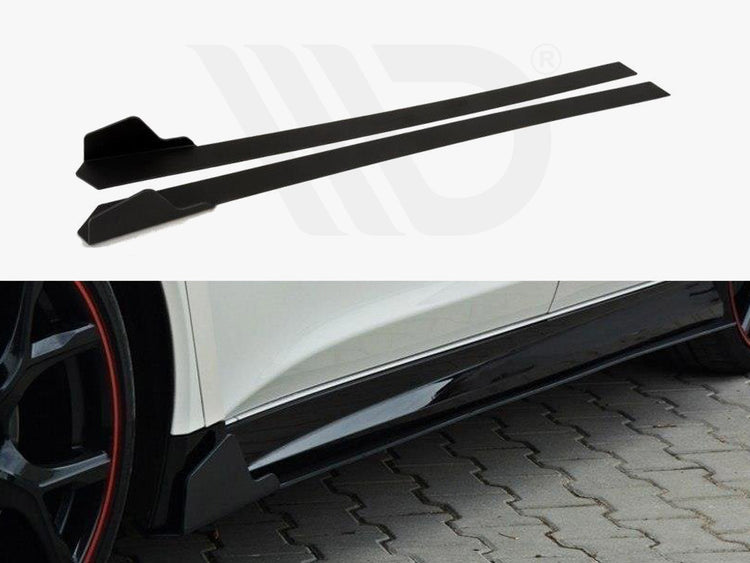 Racing Side Skirts Diffusers Honda Civic IX Type R (2015-2017) - Wayside Performance 