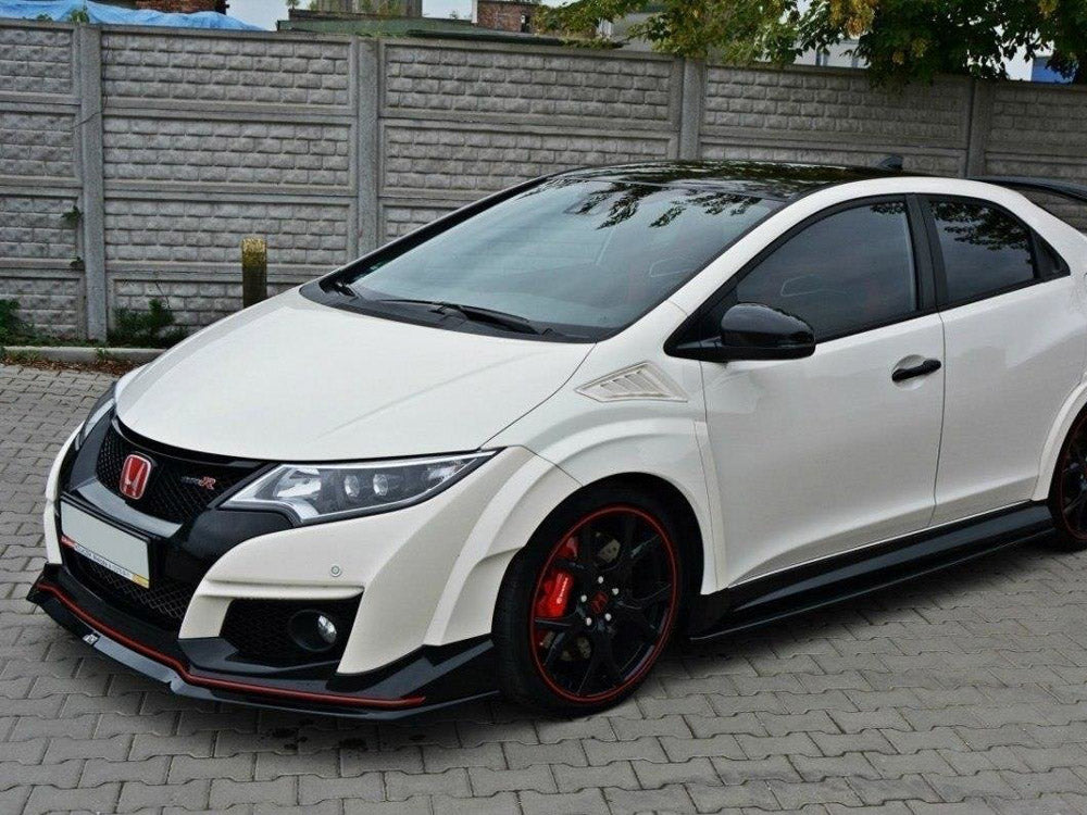 Front Splitter V.2 Honda Civic IX Type R (2015-2017) - Wayside Performance 