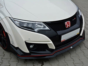 Front Splitter V.2 Honda Civic IX Type R (2015-2017) - Wayside Performance 
