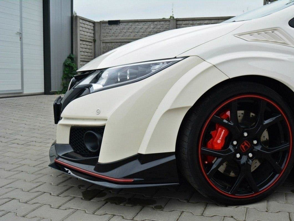 Front Splitter V.2 Honda Civic IX Type R (2015-2017) - Wayside Performance 