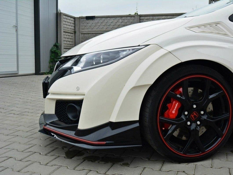 Front Splitter V.2 Honda Civic IX Type R (2015-2017) - Wayside Performance 