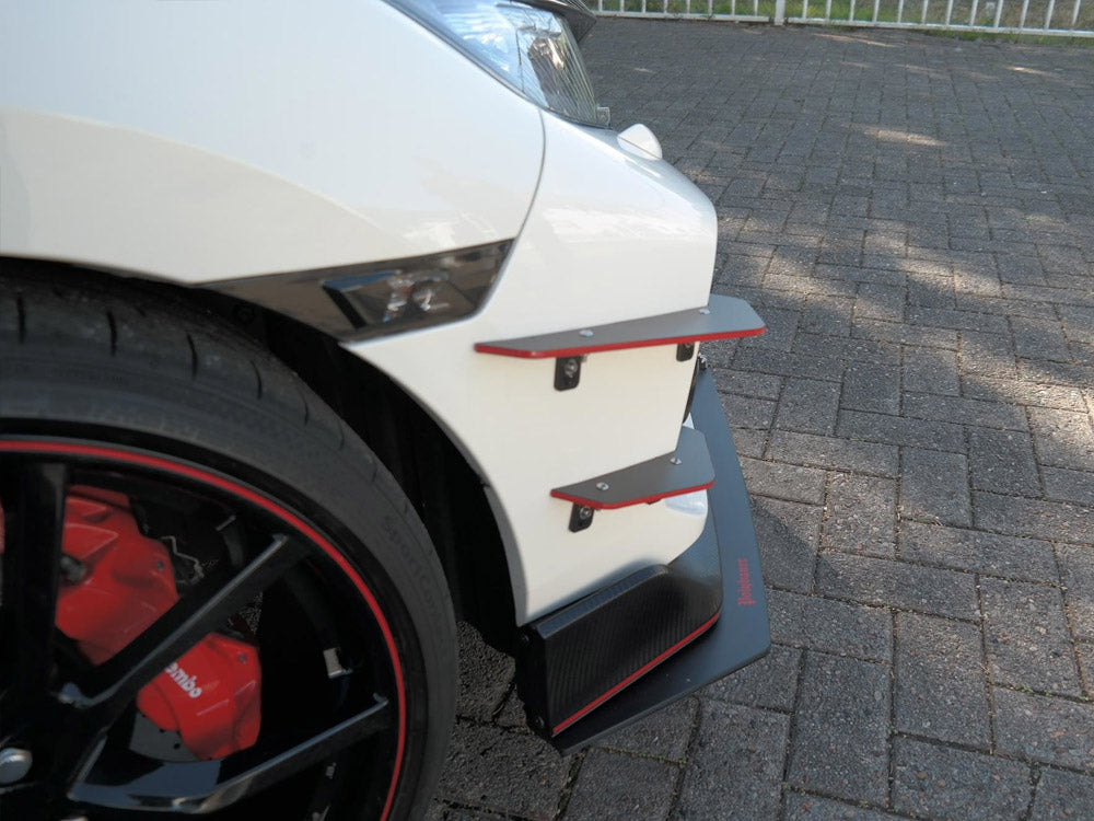 Front Canards Honda Civic MK10 Type-r (2017-UP) - Wayside Performance 