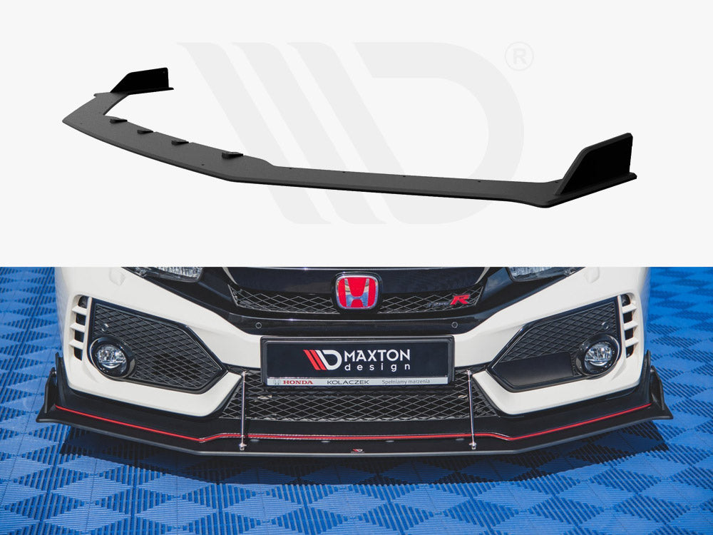 Street PRO Front Splitter Honda Civic X Type-R - Wayside Performance 