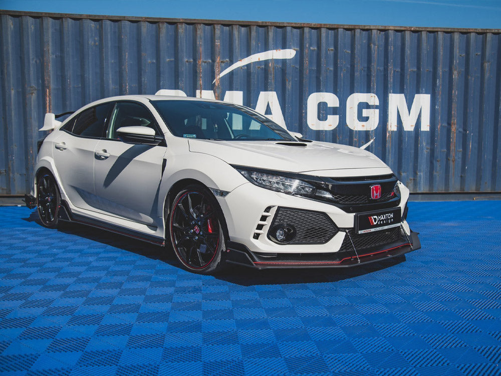Street PRO Front Splitter Honda Civic X Type-R - Wayside Performance 