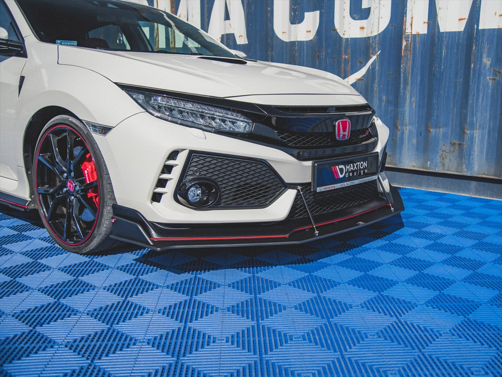 Street PRO Front Splitter Honda Civic X Type-R - Wayside Performance 
