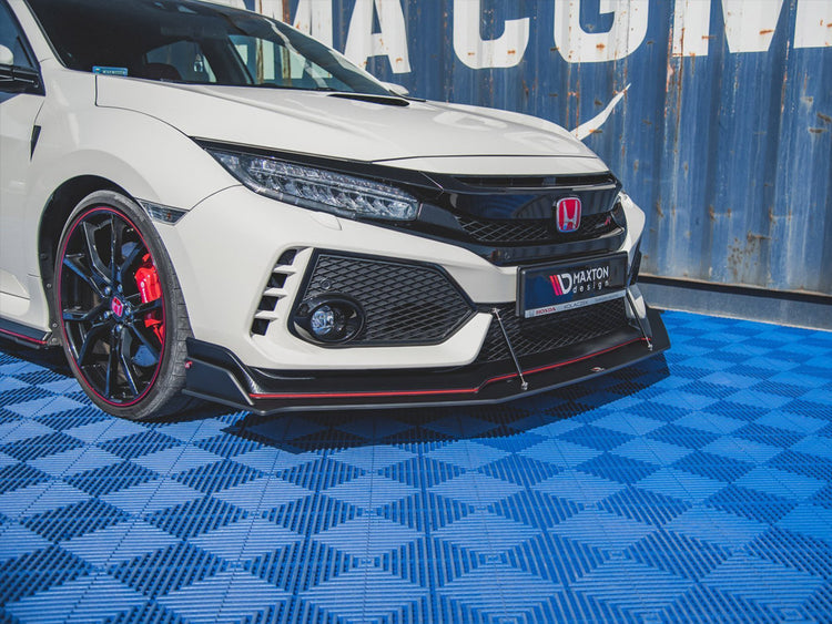 Street PRO Front Splitter Honda Civic X Type-R - Wayside Performance 
