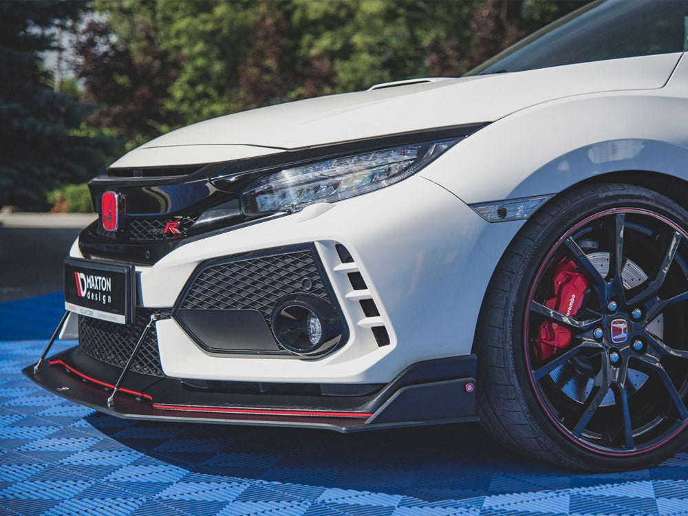 Street PRO Front Splitter Honda Civic X Type-R - Wayside Performance 