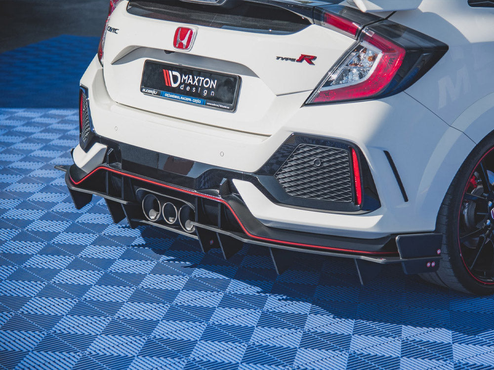 Street PRO Rear Diffuser Honda Civic X Type R - Wayside Performance 