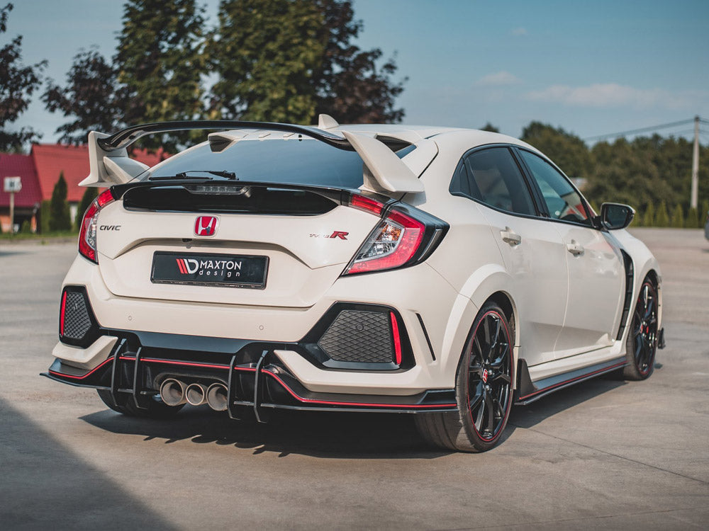Street PRO Rear Diffuser V.2 Honda Civic X Type R - Wayside Performance 
