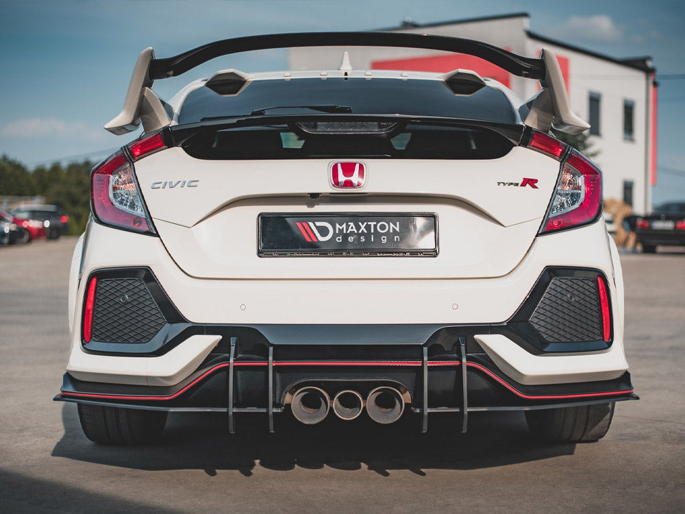Street PRO Rear Diffuser V.2 Honda Civic X Type R - Wayside Performance 