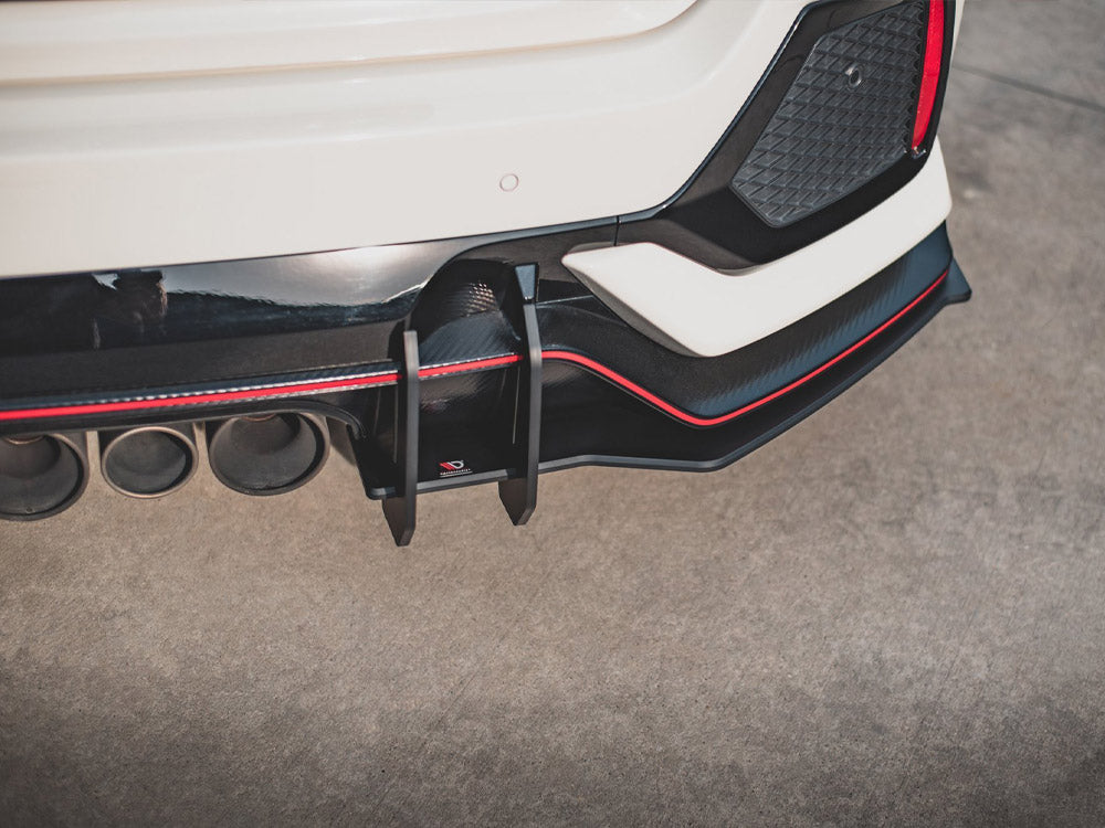 Street PRO Rear Diffuser V.2 Honda Civic X Type R - Wayside Performance 