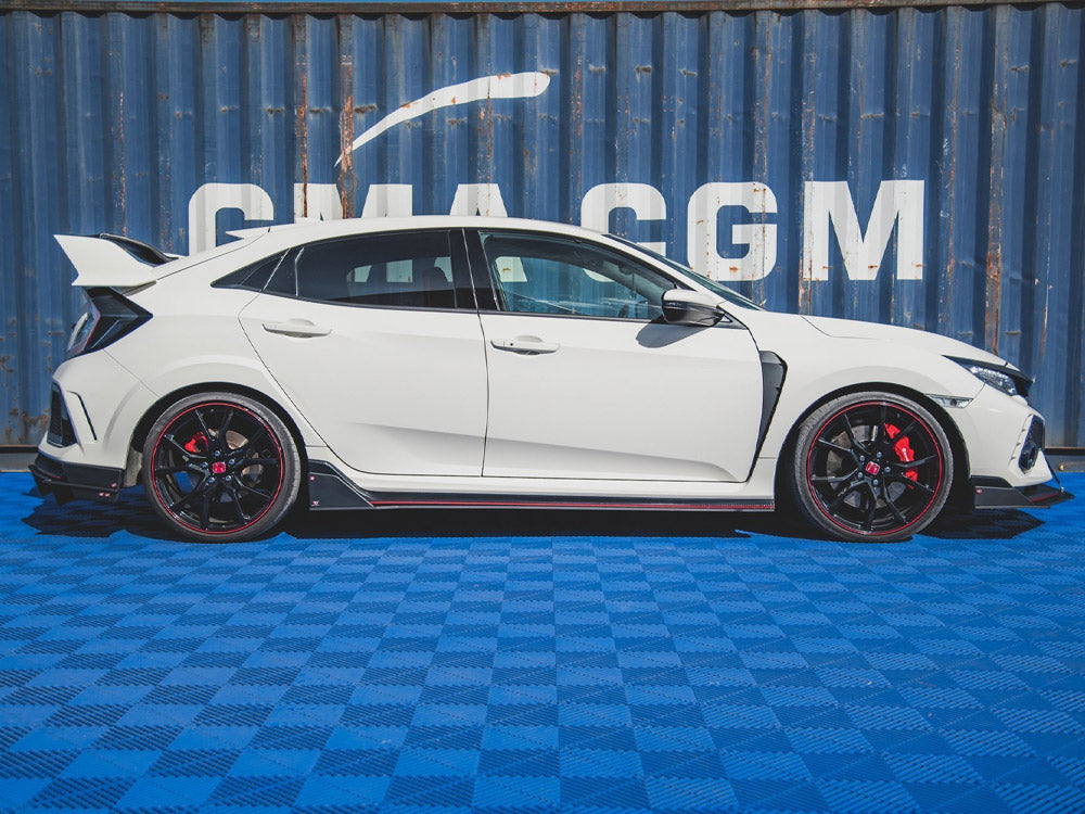 Street PRO Side Skirts Diffusers Honda Civic X Type-R - Wayside Performance 