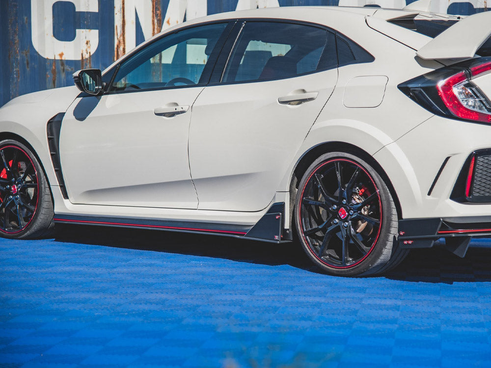 Street PRO Side Skirts Diffusers Honda Civic X Type-R - Wayside Performance 