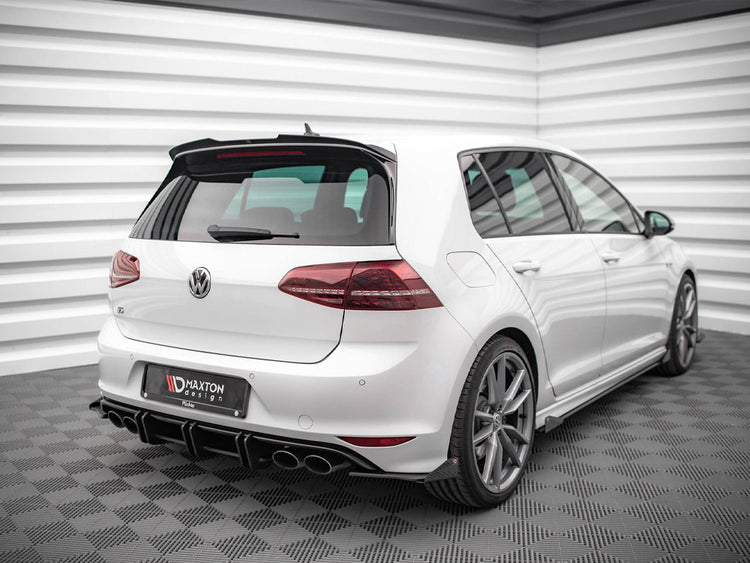 Street Pro Rear Side Splitters (+flaps) Vw Golf R Mk7 (2013-2016) - Wayside Performance 
