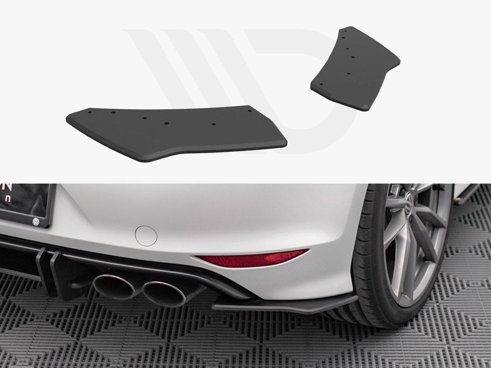Street Pro Rear Side Splitters Vw Golf R Mk7 (2013-2016) - Wayside Performance 