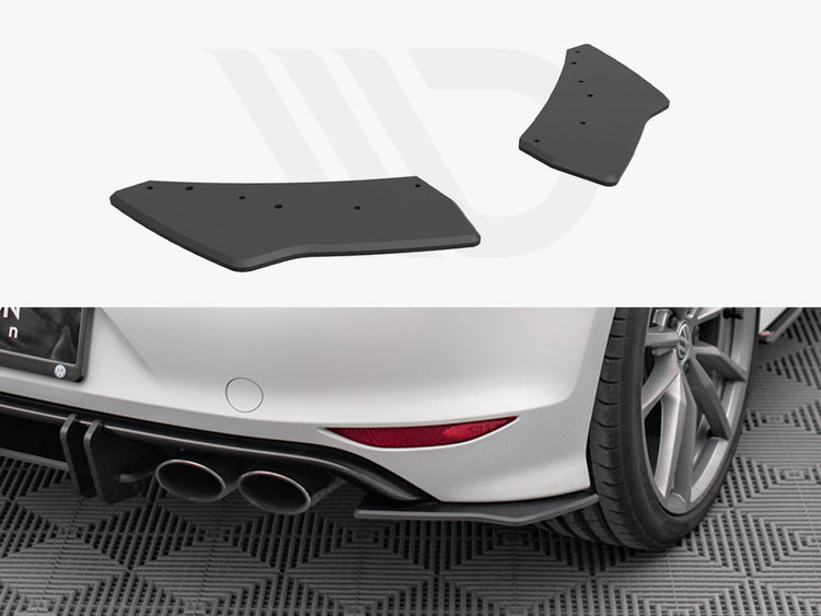 Street Pro Rear Side Splitters Vw Golf R Mk7 (2013-2016) - Wayside Performance 