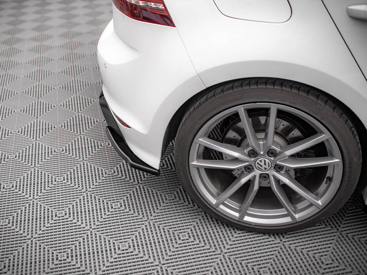 Rear Side Splitters V.4 Vw Golf R Mk7 (2013-2016) - Wayside Performance 
