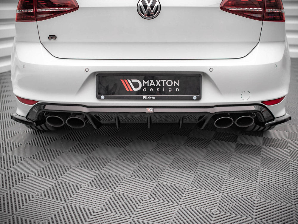 Rear Side Splitters V.4 Vw Golf R Mk7 (2013-2016) - Wayside Performance 