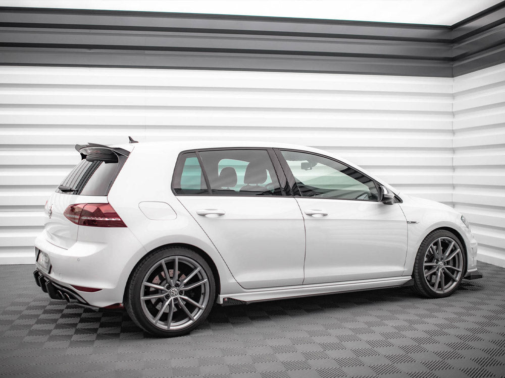 Street Pro Side Skirts Diffusers (+flaps) Vw Golf R Mk7 (2013-2016) - Wayside Performance 