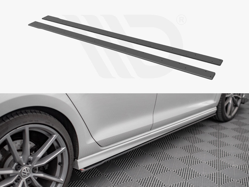 Street Pro Side Skirts Diffusers Vw Golf R Mk7 (2013-2016) - Wayside Performance 