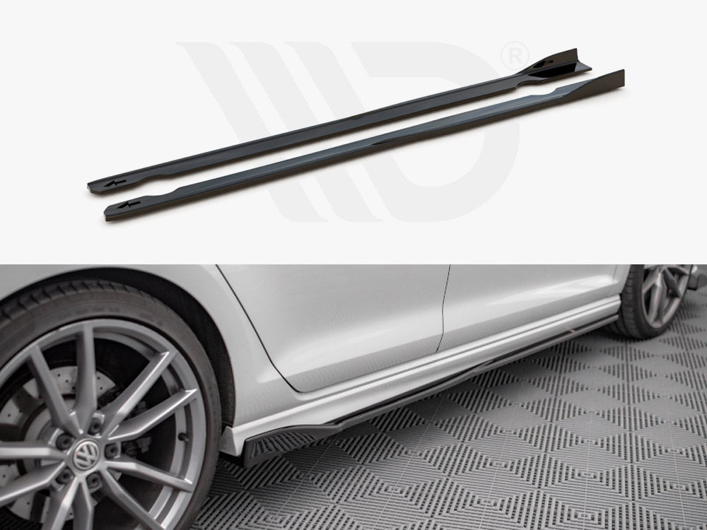 Side Skirts Diffusers V.2 Vw Golf R Mk7 (2013-2016) - Wayside Performance 