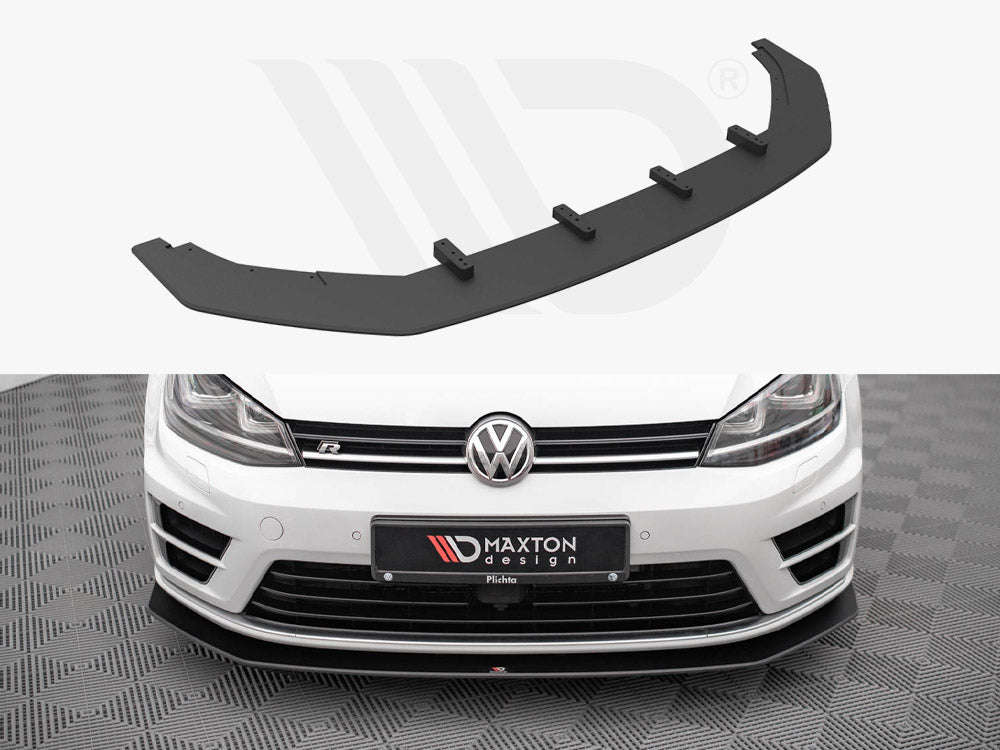 Street Pro Front Splitter V.2 Vw Golf R Mk7 (2013-2016) - Wayside Performance 