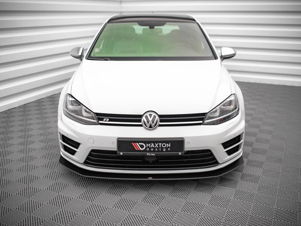 Street Pro Front Splitter V.2 Vw Golf R Mk7 (2013-2016) - Wayside Performance 