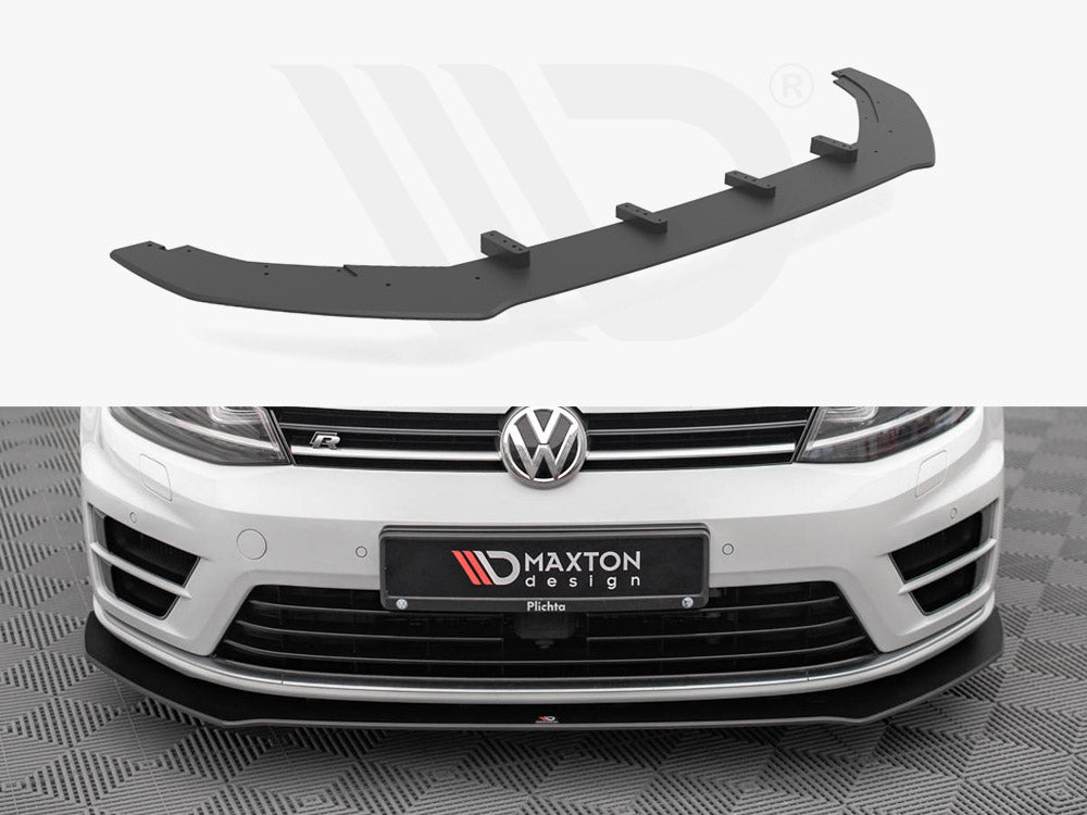 Street Pro Front Splitter V.1 Vw Golf R Mk7 (2013-2016) - Wayside Performance 