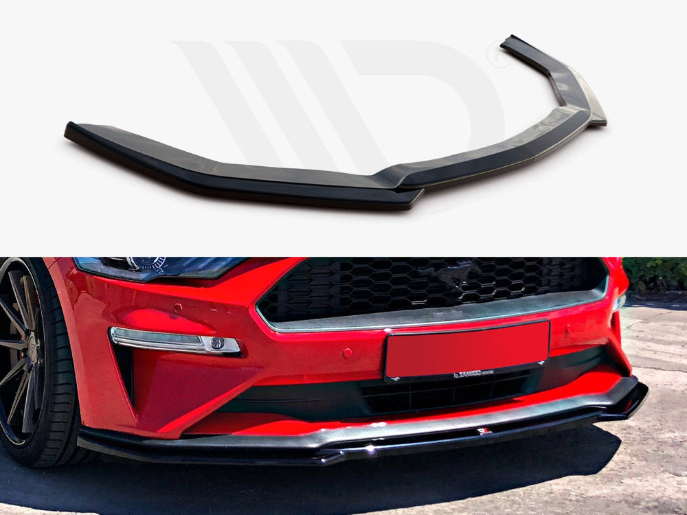 Front Splitter Ford Mustang Mk6 Facelift (2018-) - Wayside Performance 