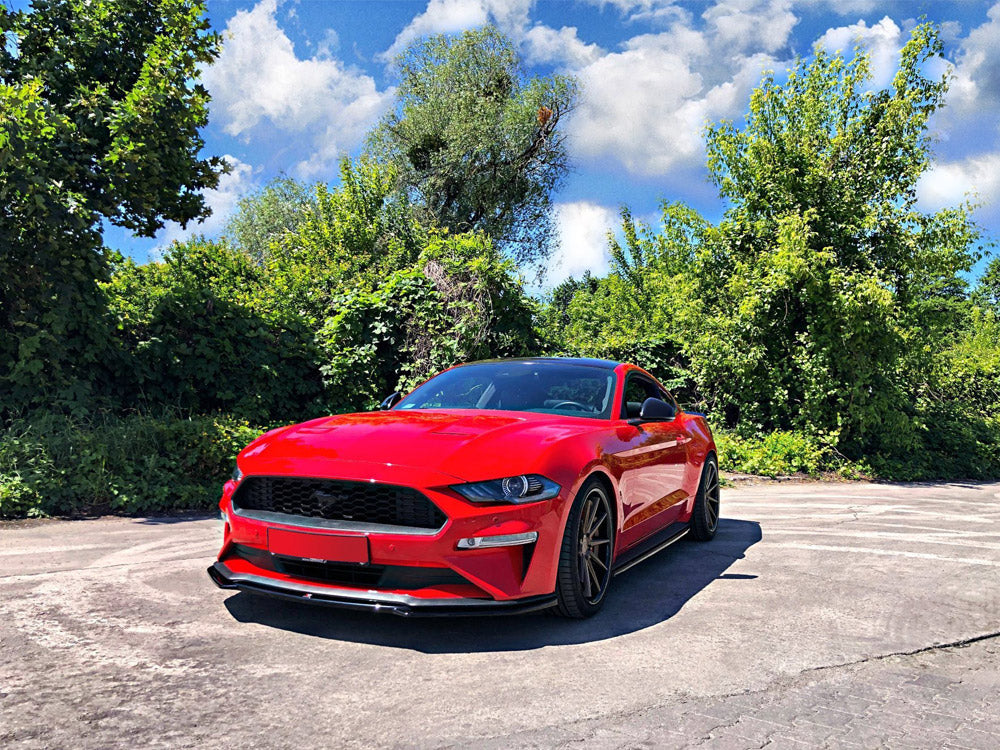 Front Splitter Ford Mustang Mk6 Facelift (2018-) - Wayside Performance 
