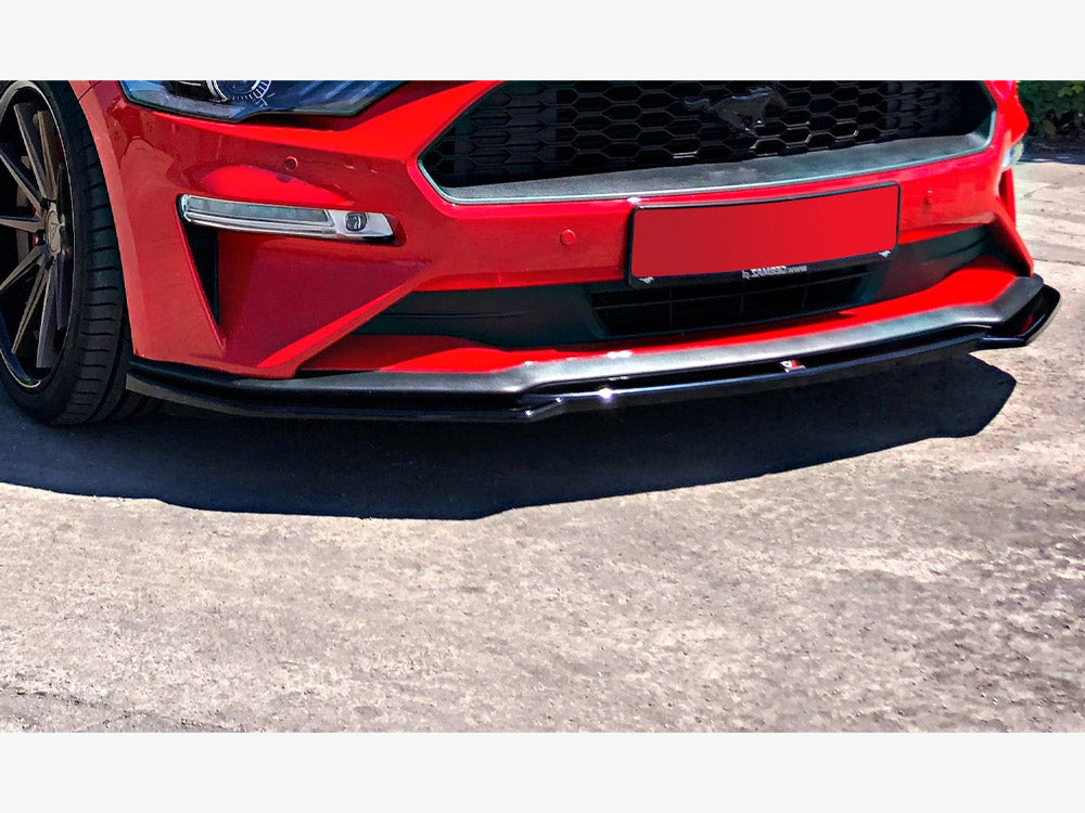 Front Splitter Ford Mustang Mk6 Facelift (2018-) - Wayside Performance 