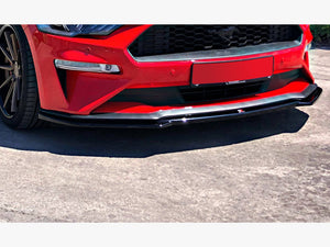 Front Splitter Ford Mustang Mk6 Facelift (2018-) - Wayside Performance 
