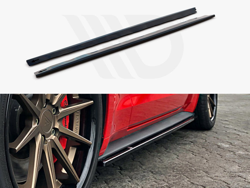 Side Skirts Diffusers Ford Mustang MK6 Facelift (2017-) - Wayside Performance 