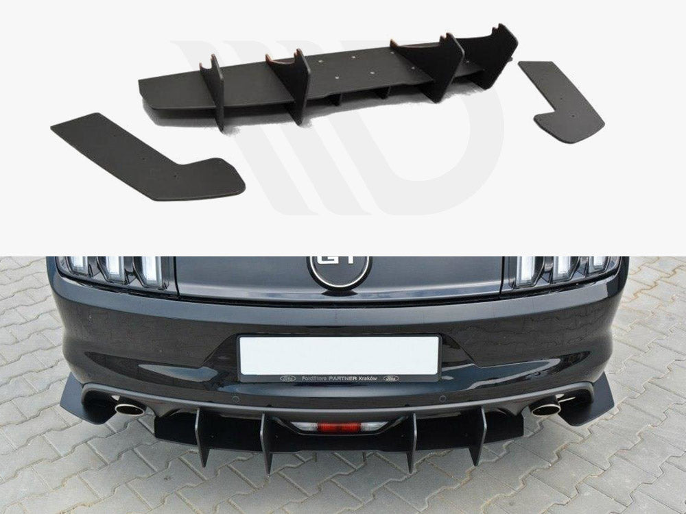 Ford Mustang MK6 GT - Rear Diffuser (2014-17) - Wayside Performance 