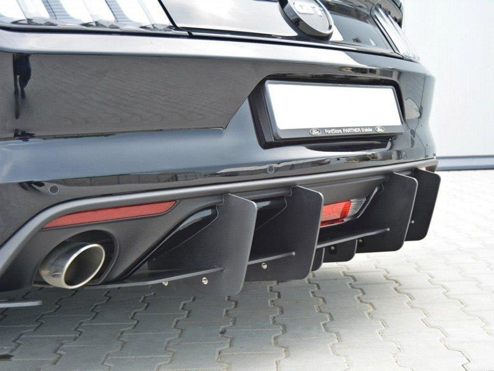 Ford Mustang MK6 GT - Rear Diffuser (2014-17) - Wayside Performance 