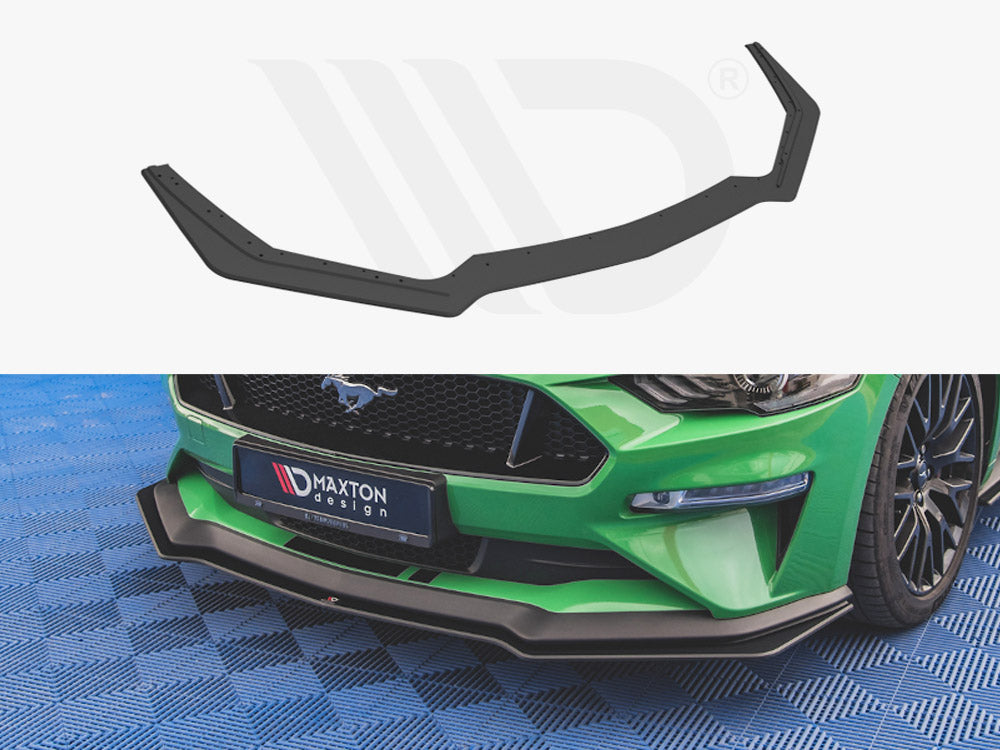 Street PRO Front Splitter V.1 Ford Mustang GT Mk6 Facelift (2017-) - Wayside Performance 