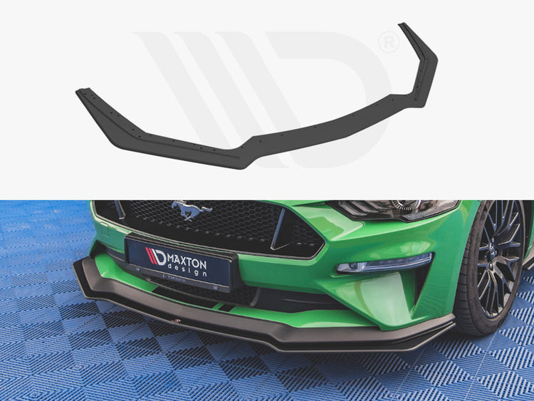 Street PRO Front Splitter V.1 Ford Mustang GT Mk6 Facelift (2017-) - Wayside Performance 