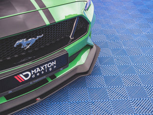 Street PRO Front Splitter V.1 Ford Mustang GT Mk6 Facelift (2017-) - Wayside Performance 
