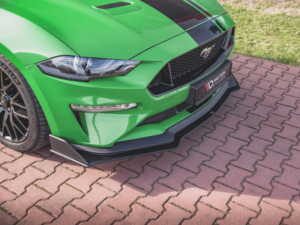 Street PRO Front Splitter V.2 Ford Mustang GT Mk6 Facelift (2017-) - Wayside Performance 