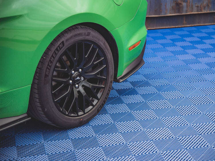 Street PRO Rear Side Splitters V.1 Ford Mustang GT MK6 Facelift - Wayside Performance 