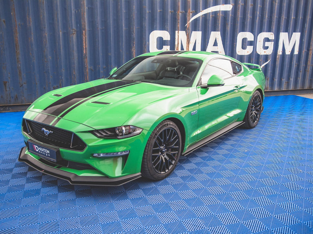 Street PRO Side Skirts Diffusers V.1 Ford Mustang GT MK6 Facelift (2017-) - Wayside Performance 