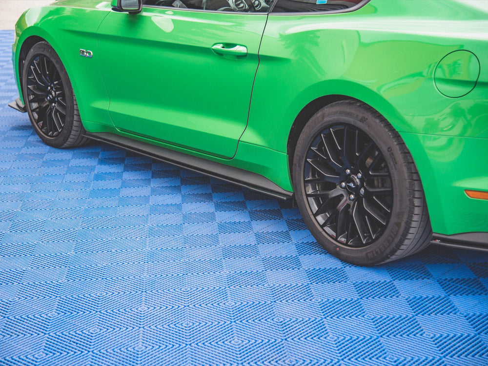 Street PRO Side Skirts Diffusers V.1 Ford Mustang GT MK6 Facelift (2017-) - Wayside Performance 