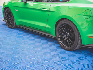 Street PRO Side Skirts Diffusers V.1 Ford Mustang GT MK6 Facelift (2017-) - Wayside Performance 