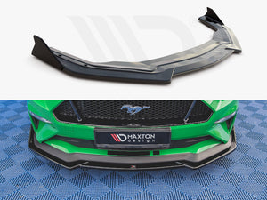 Front Splitter V.1 + Flaps Ford Mustang GT Mk6 Facelift - Wayside Performance 