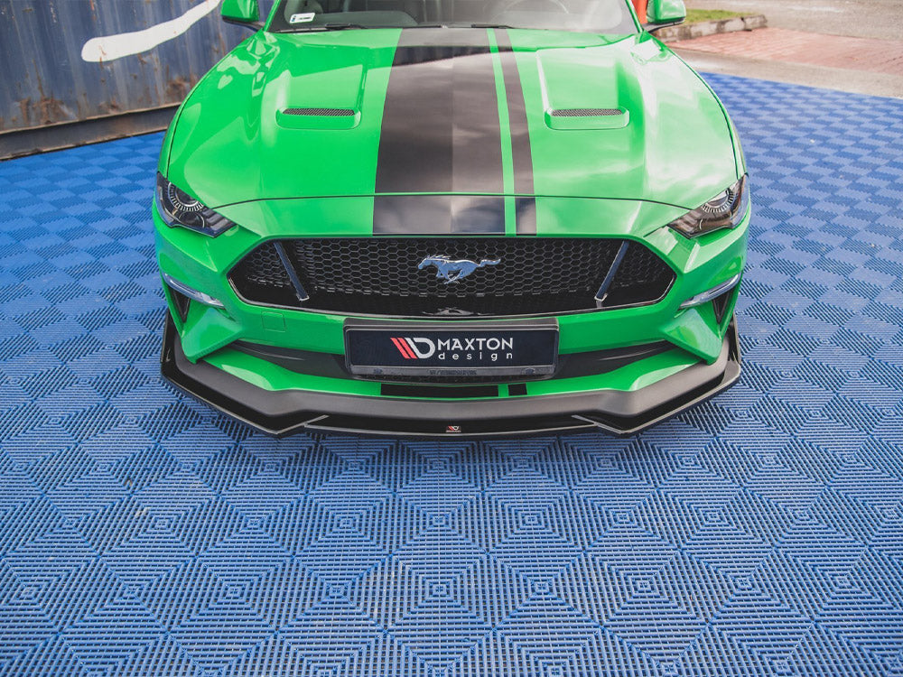 Front Splitter V.1 + Flaps Ford Mustang GT Mk6 Facelift - Wayside Performance 
