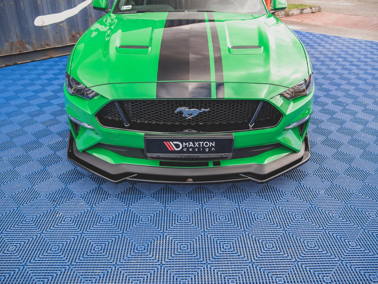 Front Splitter V.1 + Flaps Ford Mustang GT Mk6 Facelift - Wayside Performance 