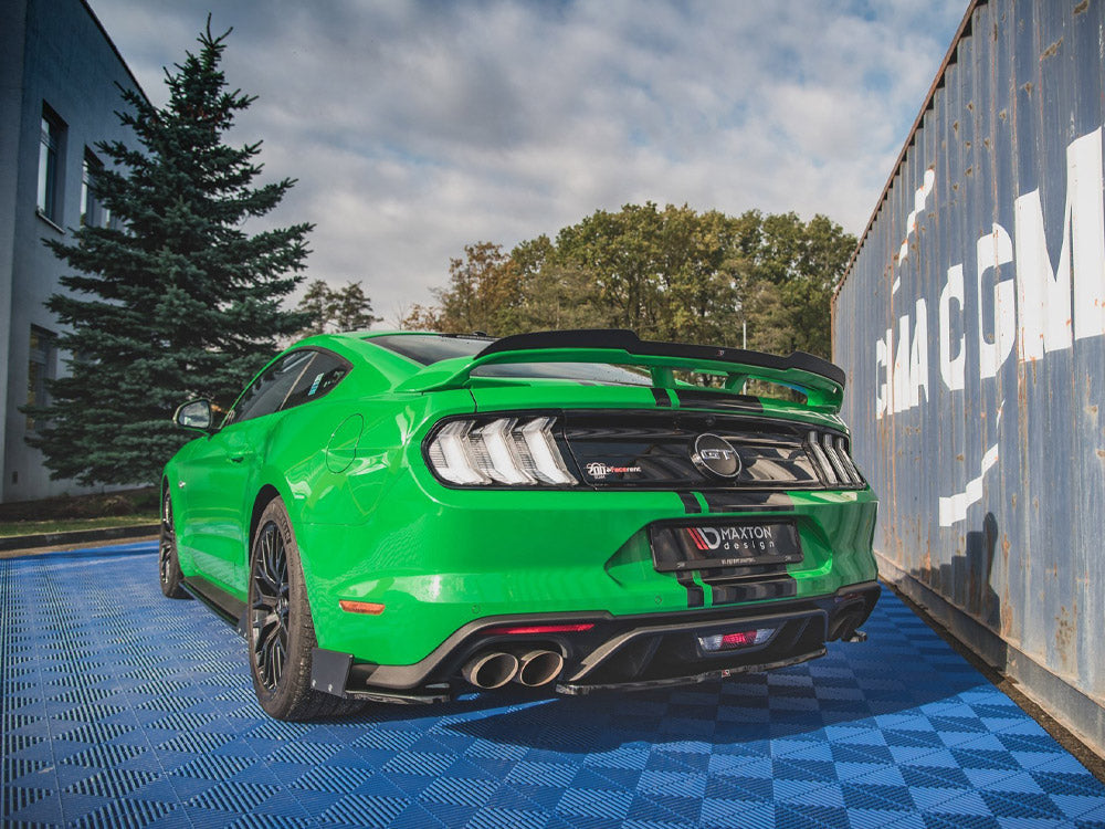 Central Rear Splitter Ford Mustang GT Mk6 Facelift (2017-) - Wayside Performance 