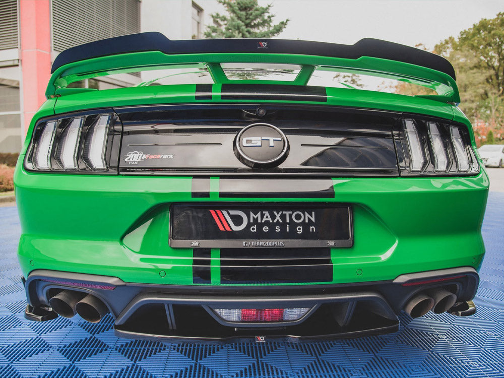 Central Rear Splitter Ford Mustang GT Mk6 Facelift (2017-) - Wayside Performance 