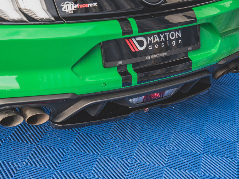 Central Rear Splitter Ford Mustang GT Mk6 Facelift (2017-) - Wayside Performance 
